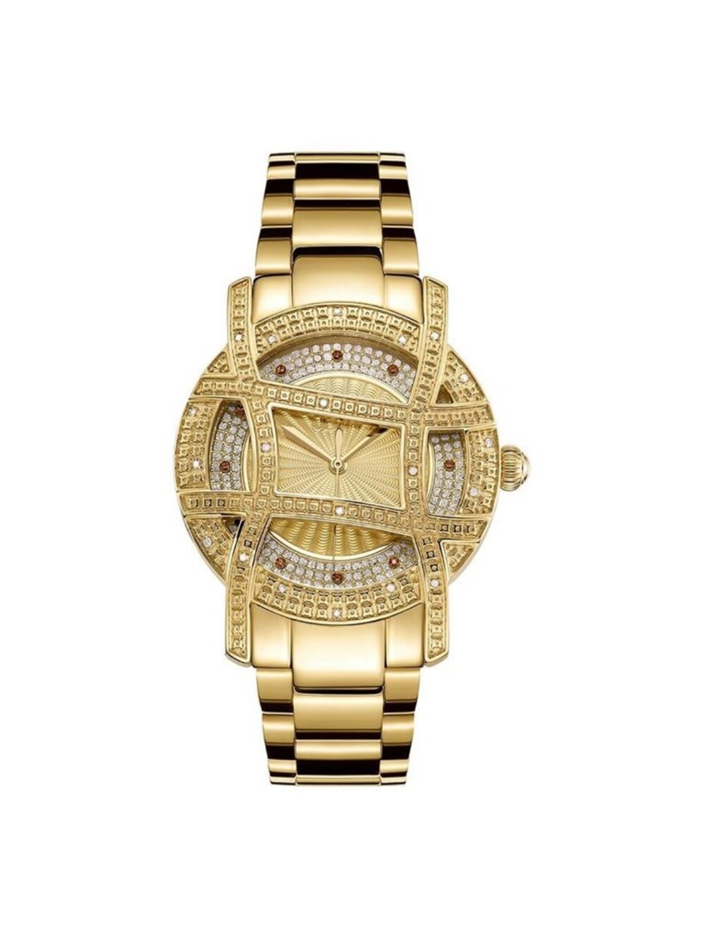 NWT JBW 10 YR Anniversary Women's Olympia 0.20 ctw Diamond 18K Gold-plated Watch